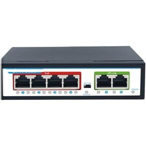 4 8 Ports 48v POE Switch Ethernet Management Gigabit AI Smart Network Switch 1000mbps(OFS-PE-DT5)