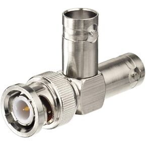Eightwood 2pcs BNC Tee Adapter BNC Male to Dual Female Jack Video Splitter Connector