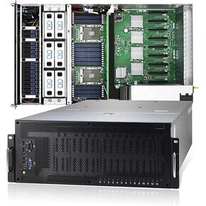 4U 8GPU BAREBONE ، 2S Intel XEON Gen2 ، FT77D-B7109 Dual Root Complex ، PCIe Gen3x16 ، 4x 2.5 Hotswap Bays ، 24 DDR4 Dimm Slots-B7109F77DV4HR-2T-NFZ