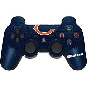 Skinit Decal Gaming Skin Compatible with PS3 Dual Shock Wireless Controller - Officially Licensed NFL Chicago Bears Distressed Design