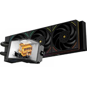 Thermalright Wonder Vision 360 UB ARGB Black CPU AIO Liquid Cooler - Rotatable 6.67'' Curved Screen 3D Effect, 2K Resolution, 2150RPM TL-UB36 Fans, for AM4/AM5 & Intel 1700/1851