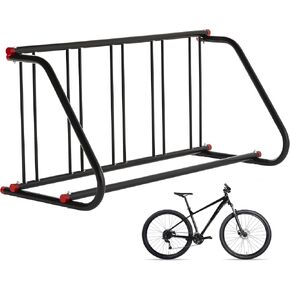 10 Holders Floor Bike Rack,Large Outdoor Bike Rack Commercial,Metal Bicycle Parking Rack Stand Outdoor,Steel Grid Bike Rack Heavy Duty for Garages, Stores, Schools (Double Side