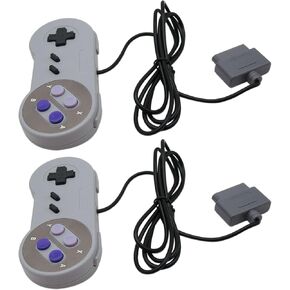 USonline911 SNS-005 Remote Controller Video Game Pad Compatible with Nintendo SNES System Console Replacement Controller 6FT SNS-005