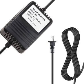 9V AC/AC Adapter for Super (Super) NES PAL Control Deck SNSP001A SNSP-001A (UKV) SNES Games Console Entertainment System 9VAC Power Supply Cord Battery Charger Mains PSU