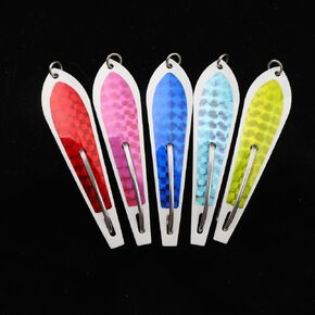 DM 5pcs Drone Spoon Stainless Steel Metal Spoon Lures Fishing trolling Lure