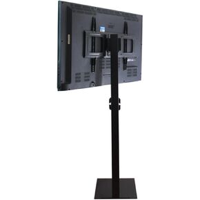 32-70 Inch LCD LED Plasma TV Mount Floor Stand Tilt Swivel Monitor Holder AD Display with DVD Holder Height Adjustable