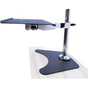 DL-T101-LP60 40CM High 10kg Big Metal Base 10"-17" Laptop Desktop Stand Notebook Holder Nice Black One Arm(DL-T101-LP60 Black)