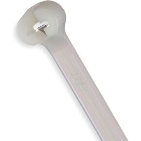 Tyrap Cable Tie, Nylon 6/6, Natural, Indoor, Tensile Strength: 120 lb. - TY275M