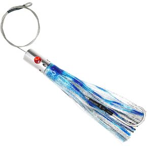 VIKETECH 10’’ 6oz Stainless Deep Sea Fishing Trolling Lure for Marlin Tuna Mahi Mahi Wahoo Sailfish Dolphin Saltwater Offshore Big Game Trolling Lures Included Mesh Bag