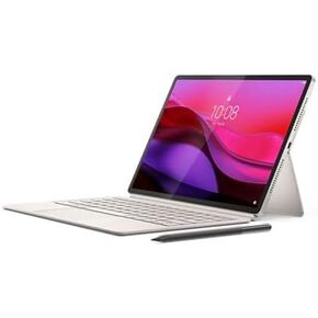 Lenovo - Yoga Tab Plus - 12.7" 3K (2944 x 1840) Tablet - 256GB with Keyboard Stand + Pen - Seashell 16GB LPDDR5X AI Computing Power ZAEG0096US