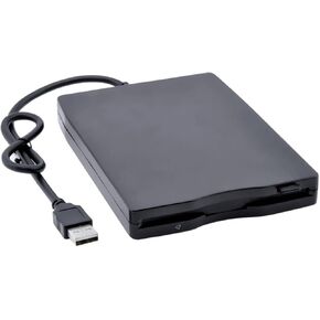 Milisten Compact 2.0 Floppy Diskette Drive External Driver for Fast Data Transfer Portable Design Os Compatible