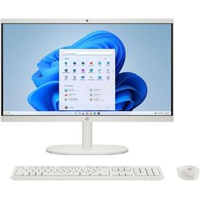 HP 22-dg000 21.45" FHD (1920x1080) IPS All-in-One Desktop 2024 New | Intel Pentium Silver J5040 4-Core | Intel UHD Graphics 605 | Wi-Fi | 64GB DDR4 2TB M.2 SSD | Win11 Home