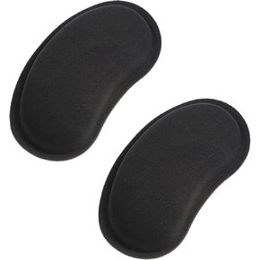 Wrist Rest for Mouse, 2Pcs Memory Foam Mouse Wrist Rest Pad, Mouses Wrists Pad with Non-Slip Base for Wrists Relaxation, Office, Gaming, Computer, Keyboard(Black