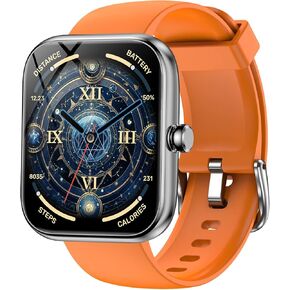 Smart Watch,1.83" Fitness Tracker with lP68 Waterproof,120+ Modes, iOS Android Compatible(Gray)