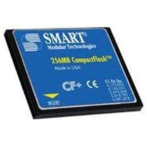 SM9FLACF1024N9 Flash Memory Card, Smart Modular 1GB Type I Industrial Commercial-Temp, 0 ~ +70 C, CompactFlash Card