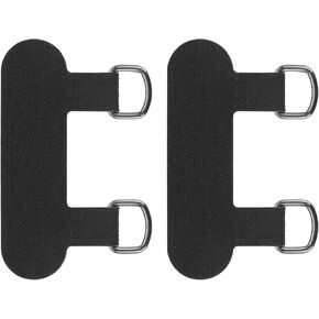 2 Way Phone Tether Tab Mobilephone Safety Strap 2 Pack Cell Phones Lanyard Patch Smartphone Strap Replacement Part with Dual Speaker Holes for All Full Cases (Black)