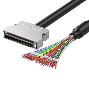 CN68 Metal Female|2m|SCSI Single Female Connector Cable 28AWG for Tape Drives Scanners Disk Arrays CN14P CN20P CN26P CN36P CN50P CN68P New 2025 High Reliable Electronic Component