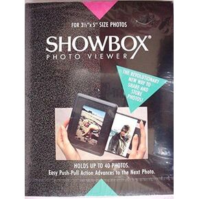 Showbox Photo Viewer, 4" X 6", Holds 40 Photos