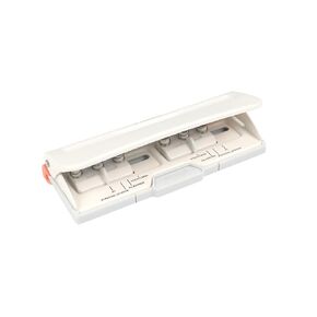 Bira Craft Adjustable 6 Hole Punch, Off White, 8 Sheet Capacity, Mini/Pocket A3/ A4 / A5 / A6 / Agenda/Personal/Deskfax, Performance Guaranteed