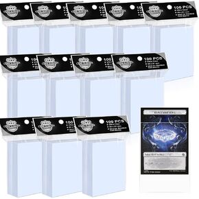 VKshop 500pcs Trading Card Sleeves,Toploader Card Protection for Baseball Cards, Matte Card Sleeves Fit for Yugioh,Football,Magic,Sports Cards(5 Colours, 66 * 91mm) in Kuwait