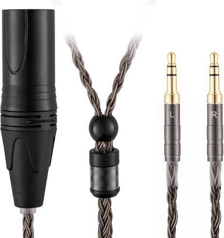 كابل متوازن 4.4 ملم متوافق مع Hifiman SUNDARA، Unveiled، Ananda، Arya، HE400SE، HE4XX، HE-400i، Edition XS Headphone 16 Core استبدال ترقية، 2 متر 6.5 قدم in Kuwait
