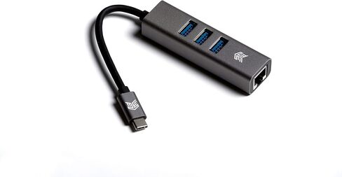 STM Essentials Hub ، USB-C-3 X USB-A + LAN-GRAY (STM-931-213Z-01) in Saudi Arabia