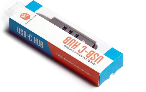 STM Essentials Hub ، USB-C-3 X USB-A + LAN-GRAY (STM-931-213Z-01) in Saudi Arabia
