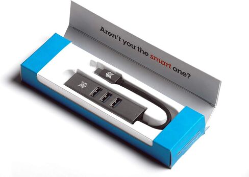 STM Essentials Hub ، USB-C-3 X USB-A + LAN-GRAY (STM-931-213Z-01) in Saudi Arabia