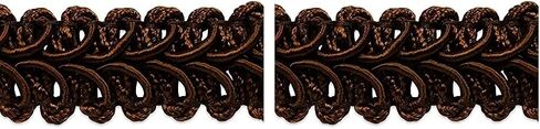 Trims by The Yard Alice Classic Woven Braid Trim, 1/2-Inch Versatile Trim for Sewing, Washable Decorative Trim for Costumes, Home Decor, Upholstery, 5-Yard Cut, Pewter in Saudi Arabia
