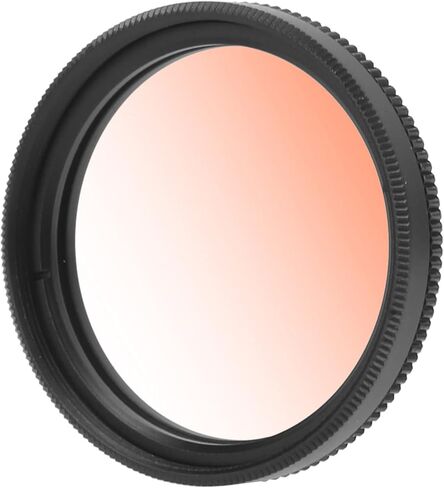 Lens Filter, 37MM Gradient Filter Multilayer Coating Water Proof Gradual Colour Lens for Camera Wheat Waves Grassland Rape Blossoms (Orange) in Saudi Arabia