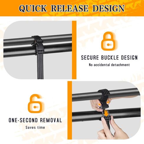Mixsuper 4pcs Shovel Holder for Roof Rack for 1-4 Inches Tools Equipment Quick Release UTV Roof Rack Nylon Holder Adjustable Shovel Holder Easy Installation UTV Roof Rack Accessories in Saudi Arabia