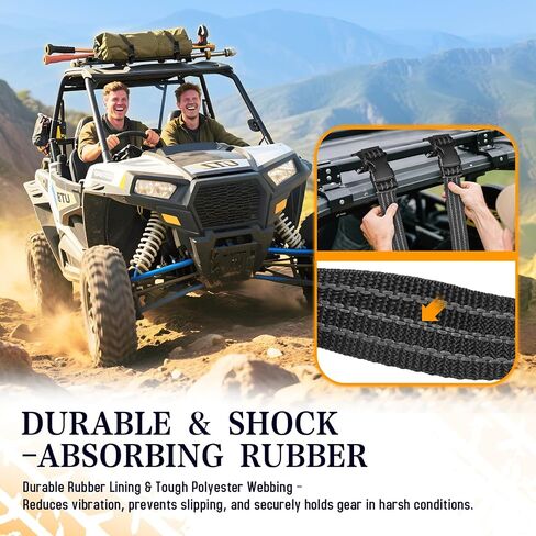 Mixsuper 4pcs Shovel Holder for Roof Rack for 1-4 Inches Tools Equipment Quick Release UTV Roof Rack Nylon Holder Adjustable Shovel Holder Easy Installation UTV Roof Rack Accessories in Saudi Arabia