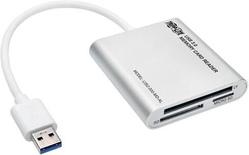 Tripp Lite USB 3.0 SuperSpeed ​​SD/Micro SD Card Card Media Reader W/مدمج في كابل 6 بوصة. (U352-06N-SD) in Kuwait