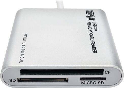 Tripp Lite USB 3.0 SuperSpeed ​​SD/Micro SD Card Card Media Reader W/مدمج في كابل 6 بوصة. (U352-06N-SD) in Kuwait