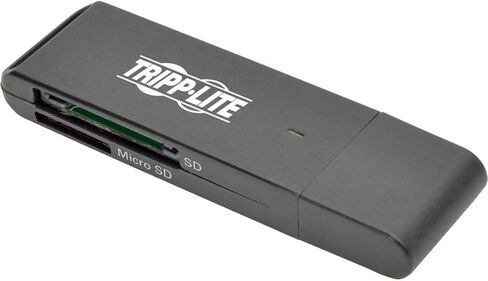 Tripp Lite USB 3.0 SuperSpeed ​​SD/Micro SD Card Card Media Reader W/مدمج في كابل 6 بوصة. (U352-06N-SD) in Kuwait