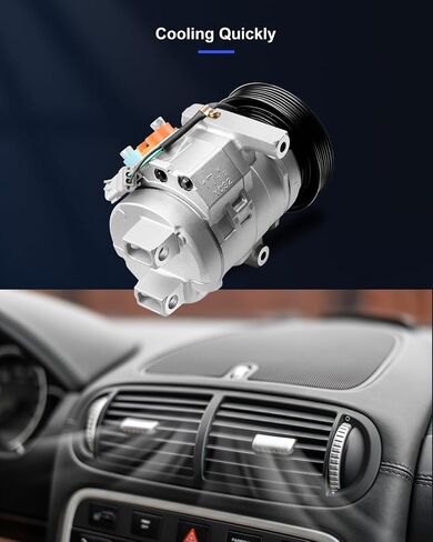 ضاغط مكيف الهواء ECCPP مع قابض 2017-2018 مناسب لضاغط التيار المتردد Hyundai Tucson 2.0L CO 11578C in Kuwait