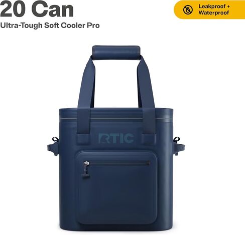 RTIC 20 يمكن أن يكون برودة ناعمة للغاية ، معزول ، مقاوم للماء ، دليل تسرب ، حقيبة عائمة محمولة للمشروبات ، الشراب ، الغداء ، في الهواء الطلق ، الشاطئ ، السيارات ، التخييم ، النزهة ، الصيد ، القارب in Kuwait