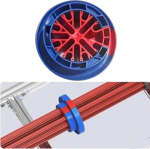 Cable Organize Tool, Wire Comb, Wire Organizing Tool, Network Cable, Cable Organizing Kit,Category 5/6 Universal Cabling Cable Management Tool, Prevent Entanglement Carding (Blue+red) in Kuwait