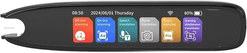 Aramox Digital Reader Pen لإجراء مسح وترجمة سريع ودقيق للترجمة ، مساعدة كبيرة لعسر القراءة ، مناسبة لاستخدام الفصول الدراسية والمكتبة in Saudi Arabia