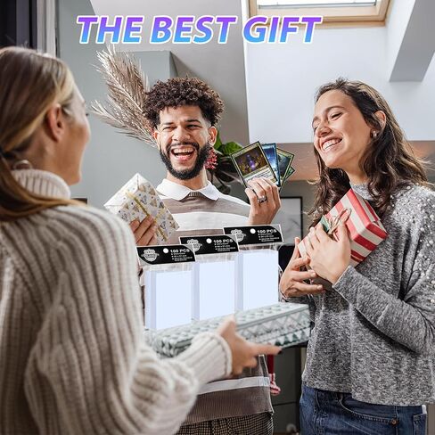 VKshop 500pcs Trading Card Sleeves,Toploader Card Protection for Baseball Cards, Matte Card Sleeves Fit for Yugioh,Football,Magic,Sports Cards(5 Colours, 66 * 91mm) in Kuwait