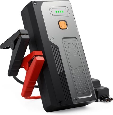 بطارية السيارة المحمولة، 1500 أمبير، بطارية السيارة الذروة لما يصل إلى 7 لتر من الغاز ومحركات الديزل 5.5 لتر، بطارية السيارة المحمولة 12 فولت مع 3 أوضاع إضاءة LED، شحن USB سريع in Kuwait