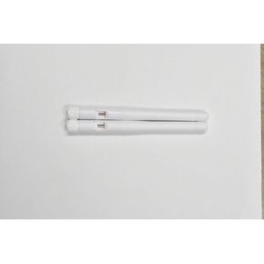 WiFi/Bluetooth Antenna 2.4GHz with RP-SMA Male Connector 11CM Length White Color, 2-Pack