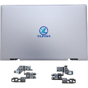L93203-001 Replacement Laptop LCD Back Cover Top Case Rear Lid with Hinges for HP Envy X360 15T-ED 15M-ED-EE 15-ED-EE 15T-ED000 15M-ED0013DX-ED0023DX -EE0013DX -EE0023DX 15-EE1093CL Sliver