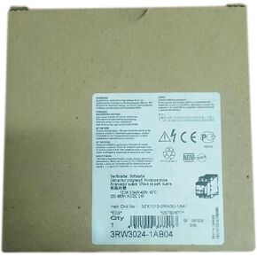 1pcs 3RW3024-1AB04 New and Sealed in Box 3RW30241AB04 1 Year Warranty