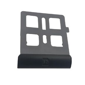 ZEZEFUFU Black Game Console SD Card Slot Socket Cover Holder Frame Replacement for 3DS LL/XL Accessories