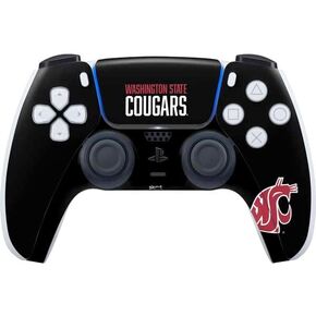 Skinit Decal Gaming Skin Compatible with PS5 Controller - Officially Licensed Washington State University Cougars Logo Design in Saudi Arabia
