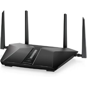 NETGEAR Nighthawk 6-Stream Dual-Band Wi-Fi 6 Router (RAX54S) – AX5400 Wireless Speed (Up to 5.4 Gbps) - Coverage up to 2,500 sq. ft., 25 Devices (Renewed), Black
