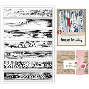 GLOBLELAND Texture Background Silicone Clear Stamps Wall Background Transparent Stamps for Cards Making DIY Scrapbooking Photo Album Decoration Paper Craft in Kuwait