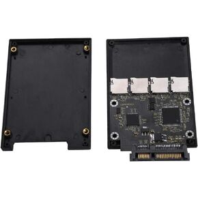 Mugast SATA Adapter, TF Memory Card to SATA Adapter SATA HDD/SSD Support 128G Maximum Capacity