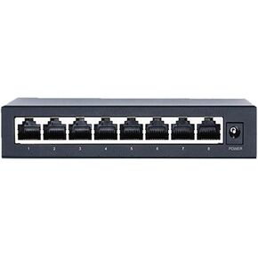 8-Port 1000Mbps Ethernet Switch Smart Switch High-Performance RJ45 Hub and Play